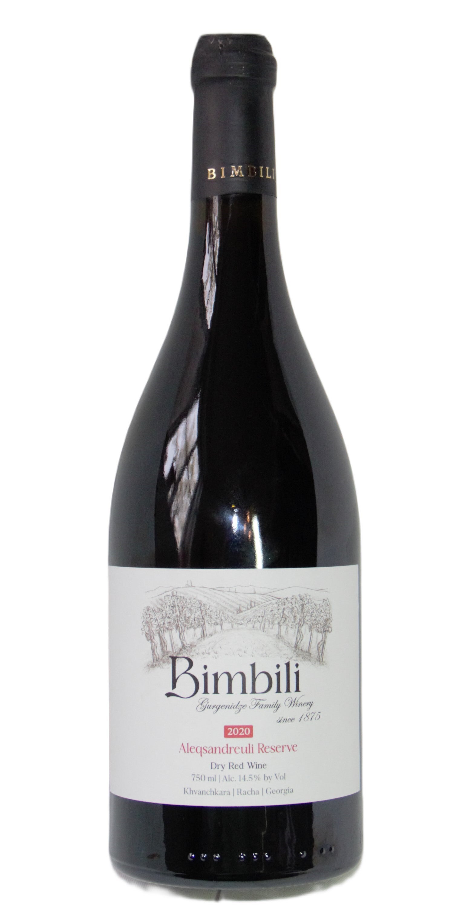 Aleqsandreuli Reserve Red Bimbili Gurgenidze Familiy Winery Dry Red 14,5% vol. 2020