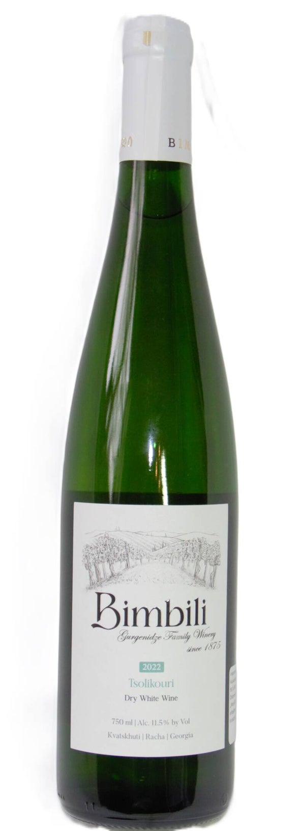 Tsolikouri Dry White Wine Bimbili Gurgenidze Familiy Winery  White Dry 11,5% vol. 2022