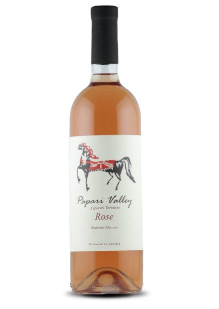 Papari Valley 3 Qvevri Terraces Chinuri-Rkatsiteli Rose 13,5% vol.
