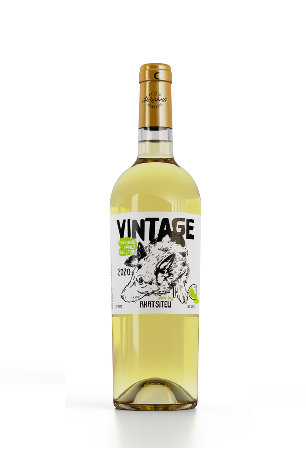 VINTAGE Rkatsiteli TM Dakishvili Family Selection Dry 14% vol. 2020 LIMITED EDITION