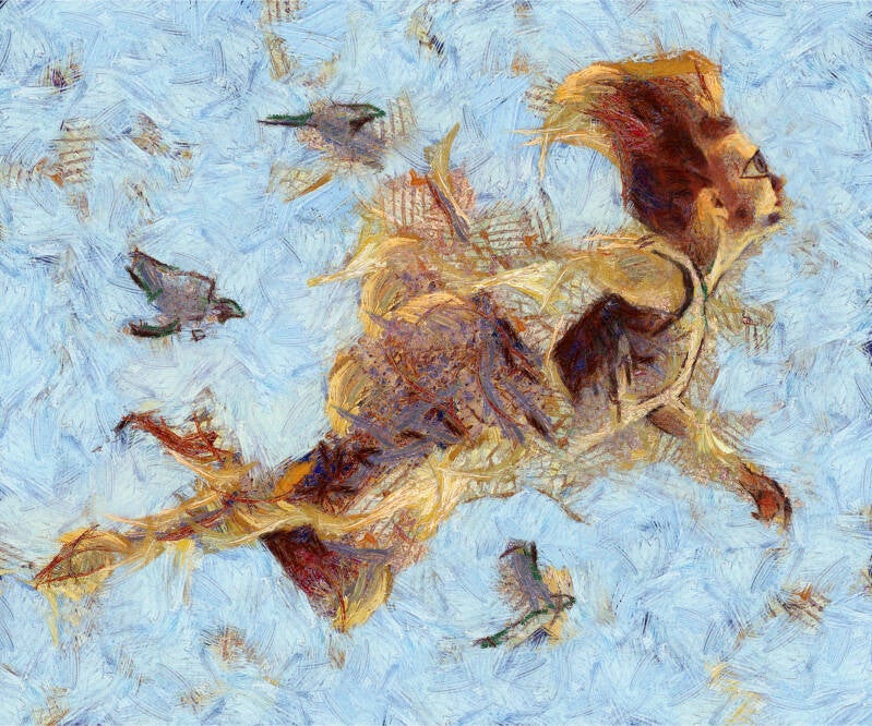 Great Expectations 75 x 90 cm Mixed media on canvas 2020