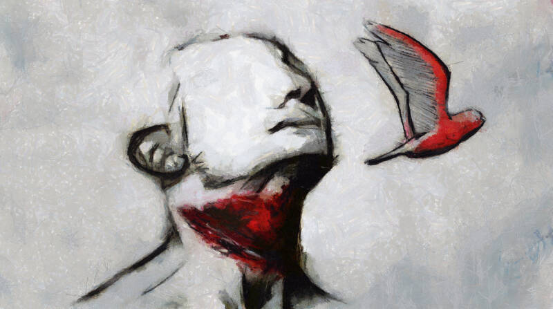 Freedom 102 x 57 cm Mix Media on canvas 2012