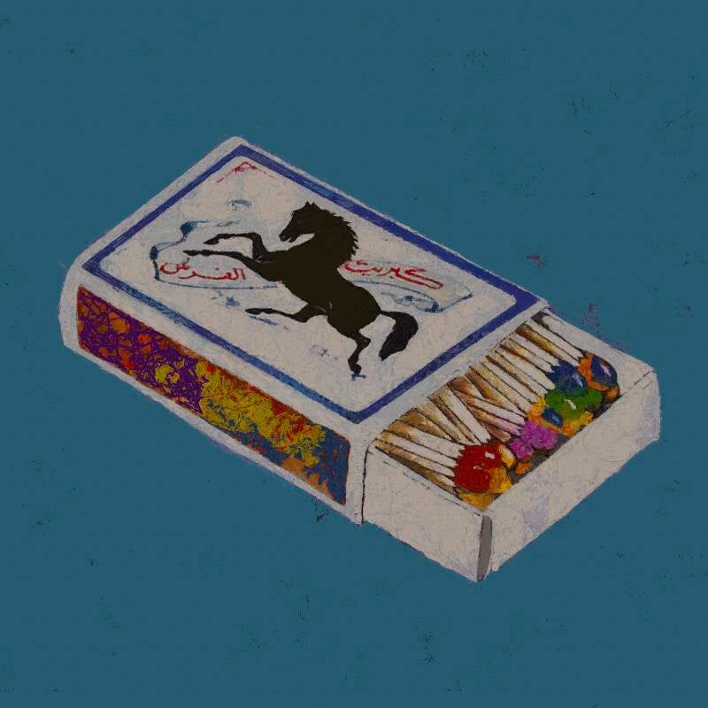 An Old Matchbox, Made in Syria, from a Child&#039;s Memory in 1994