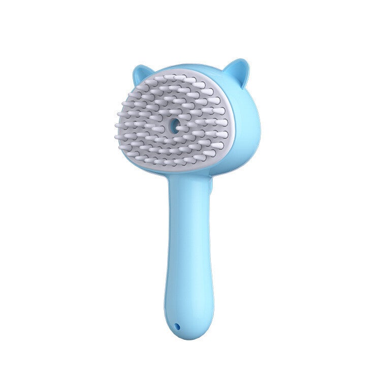 Brosse Vapeur Auto-Nettoyante 2-en-1 pour Chien et Chat