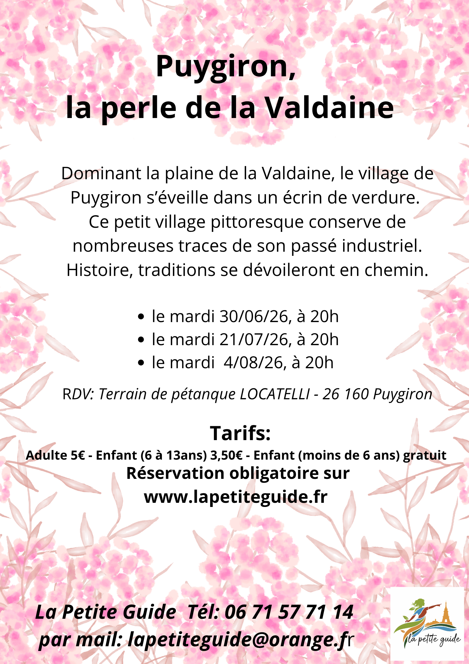 Puygiron, la perle de la Valdaine, le mardi 4 août 2026, à 20h