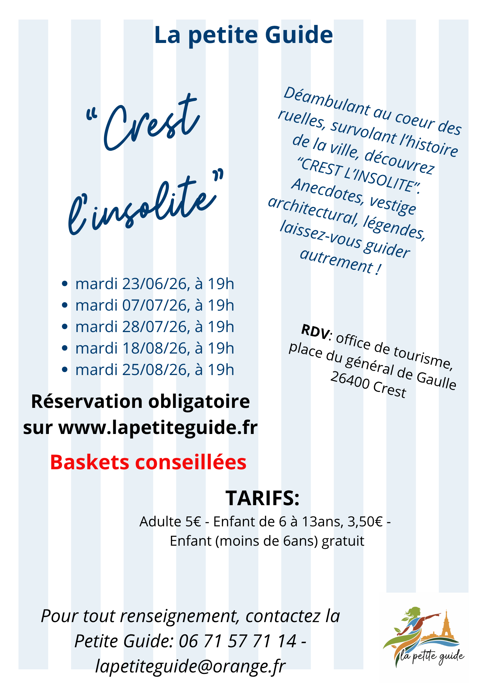 CREST L'INSOLITE le mardi 18 août 2026, à 19h