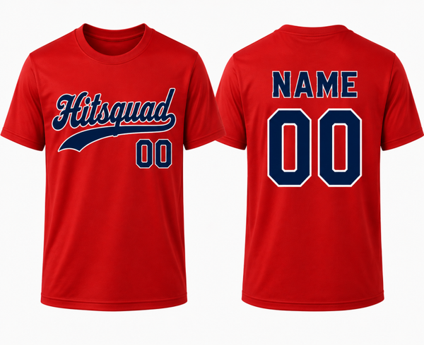 Custom Hitsquad Baseball T-Shirt