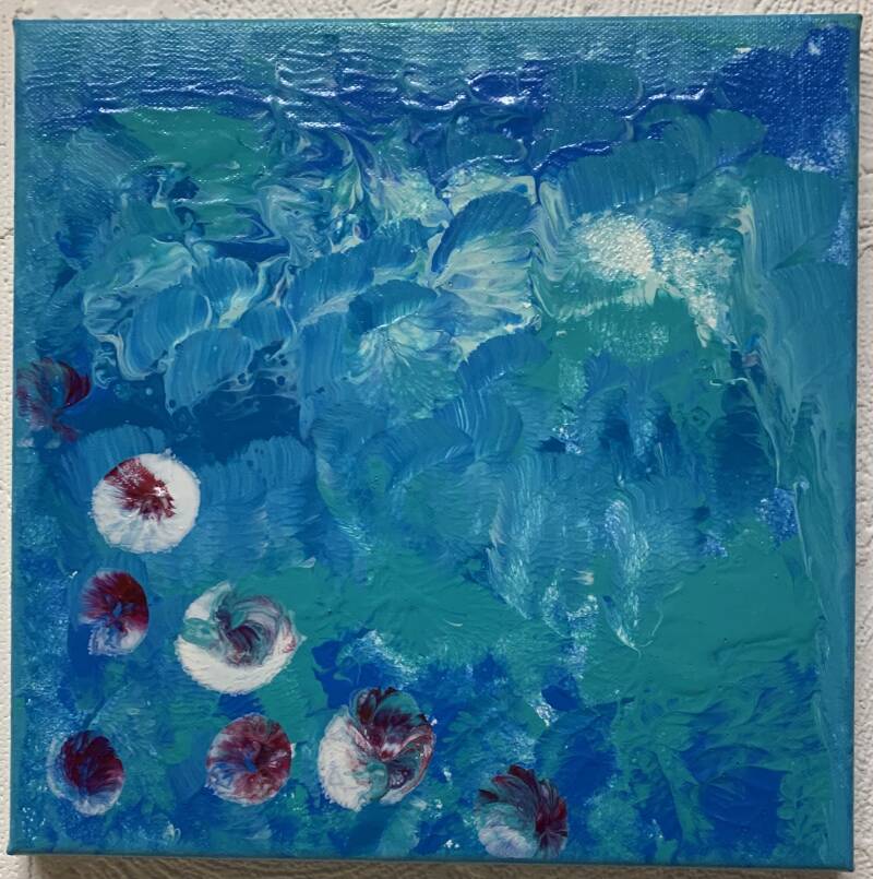 "Luftblasen" - 30x30 - 70 €