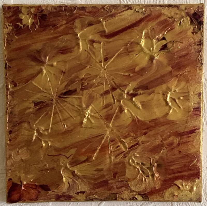 "Sternengold" - 30x30 - 50 €