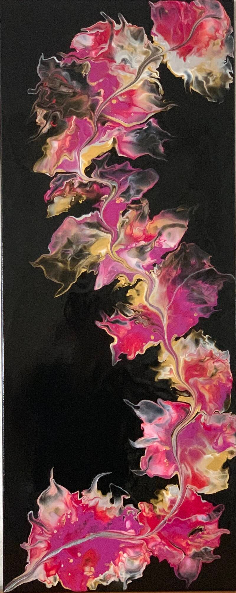 44-"Magenta-Magma"    40 x 100 cm      250 €