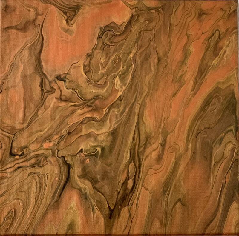 46 "Verborgene Erdschichten"     30 x 30 cm      60 €