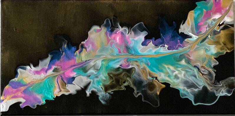 47 "Lichtlinien"     20 x 40 cm     100 €