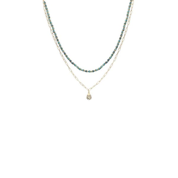 Ketting Biba double green