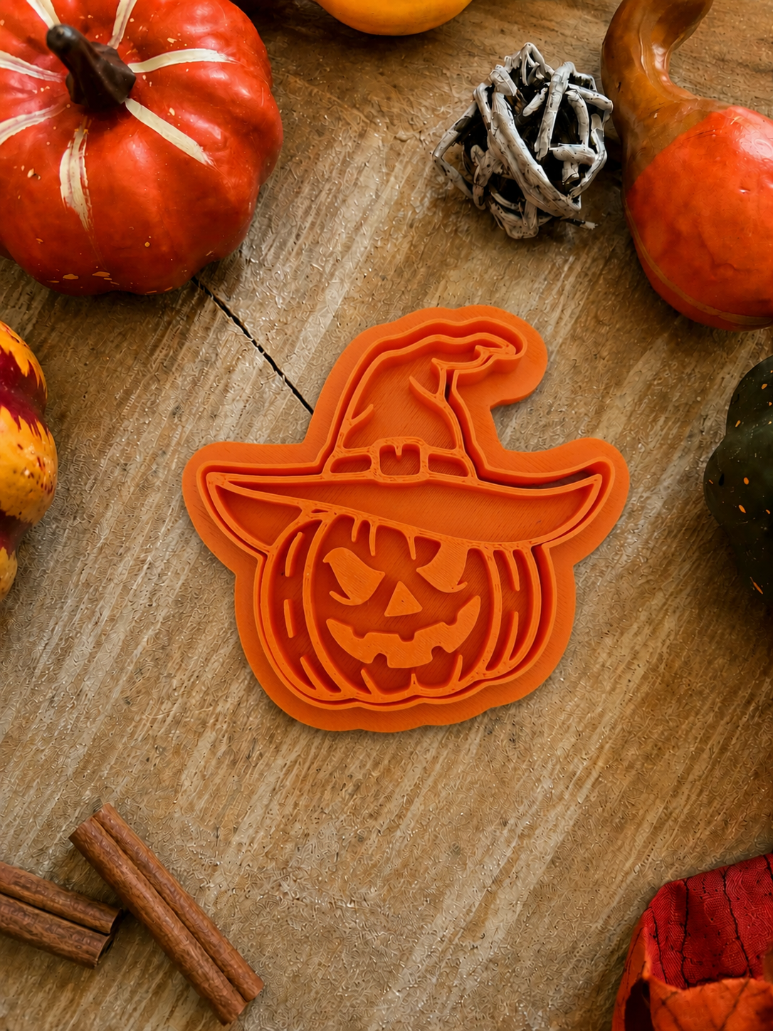 🎃 Emporte-pièce Citrouille au chapeau de sorcière
