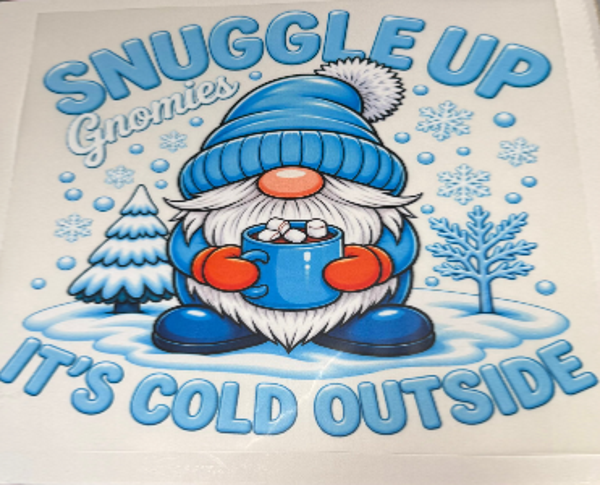 ADULT TRANSFERS - SNUGGLE UP GNOMIES.