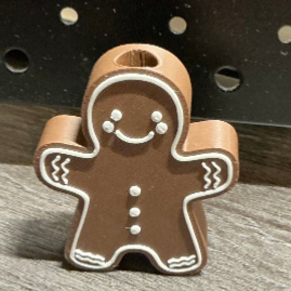 Gingerbread Straw Topper