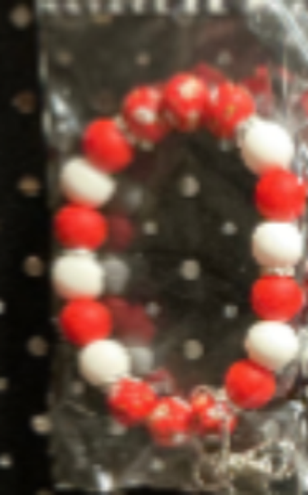 Christmas Beaded Wristlets