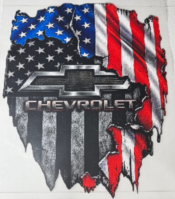 ADULT APPAREL - CHEVROLET AMERICAN FLAG
