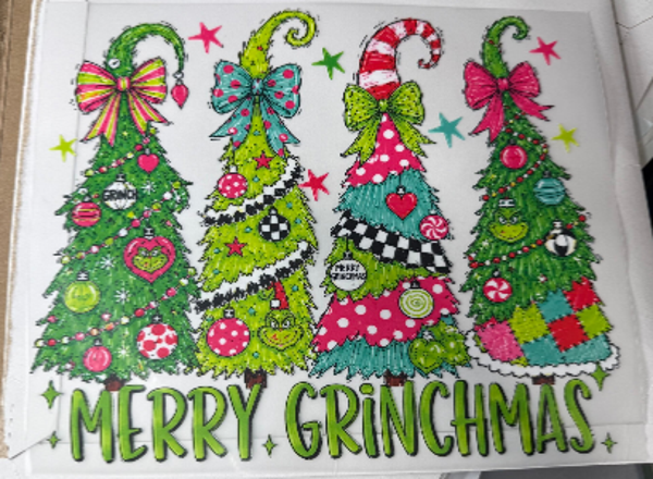 ADULT APPAREL - MERRY GRINCHMAS WITH TREES
