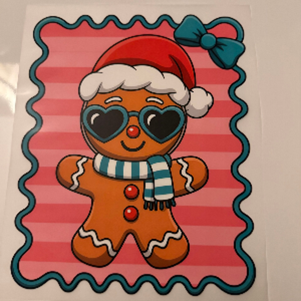 ADULT APPAREL - GINGERBREAD WITH GLASSES