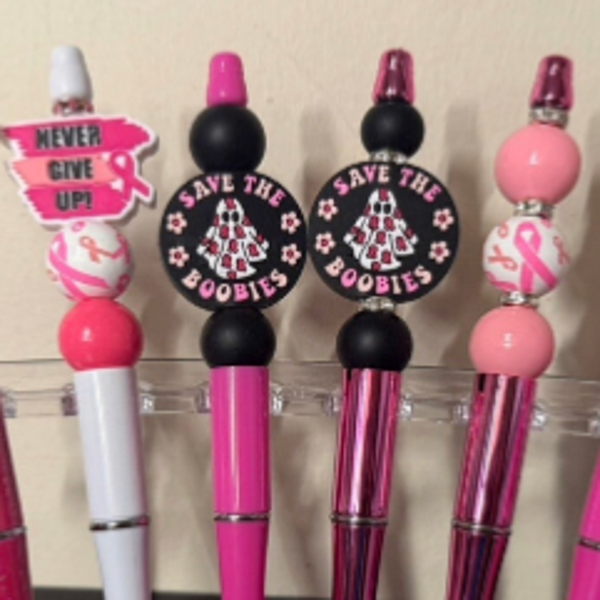 Breast Cancer Beaded Pens (Group 3)