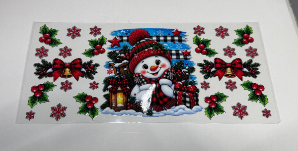 CUP WRAPS - SNOWMAN