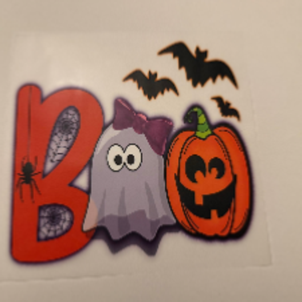 Kids Apparel - Boo Ghost Girl Transfer