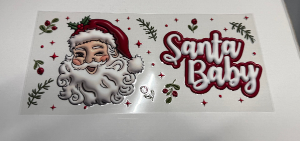 CUP WRAPS - SANTA BABY