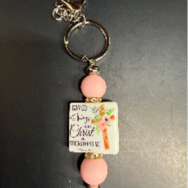 All Faith Beaded Keychains & Cross Keychains