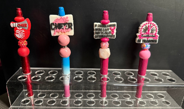 Cheerleading Beaded Pens