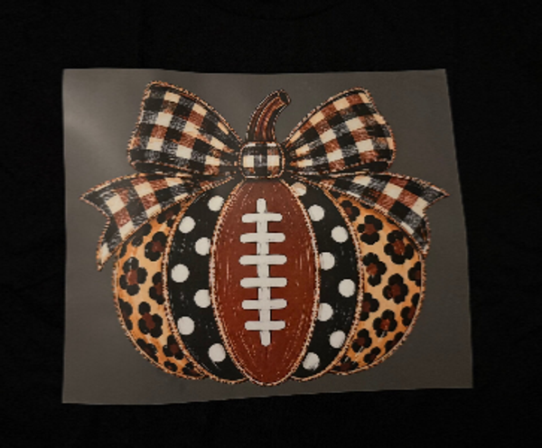 ADULT APPAREL - PUMPKIN WITH FOOTBALL