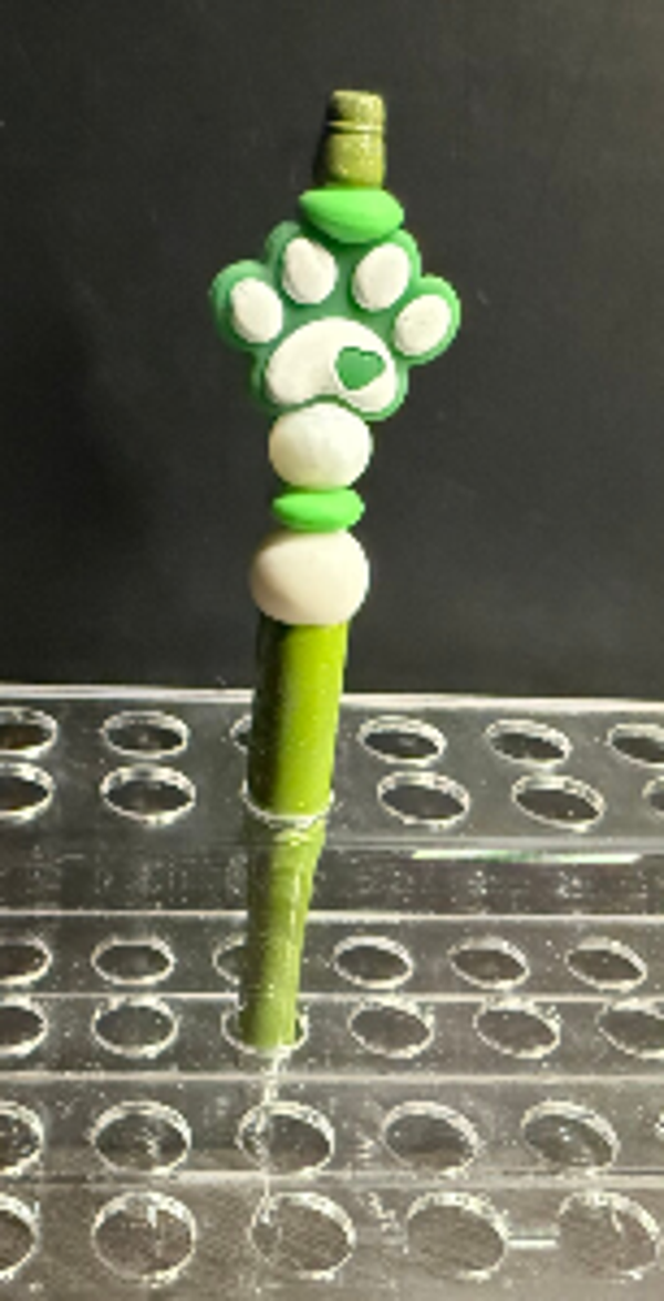 Paw Print Beaded Pens