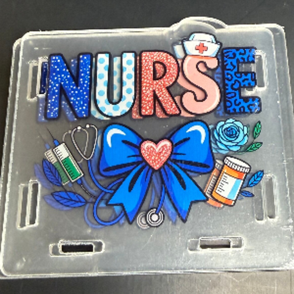 Nurse with Blue Bow Pen Holder