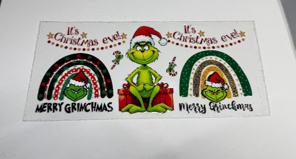 CUP WRAPS - GRINCH ITS CHRISTMAS EVE