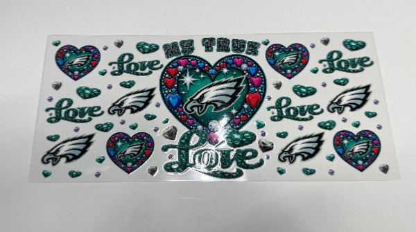 CUP WRAPS -MY TRUE LOVE EAGLES