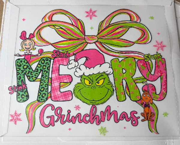 ADULT APPAREL - MERRY GRINCHMAS WITH BOW
