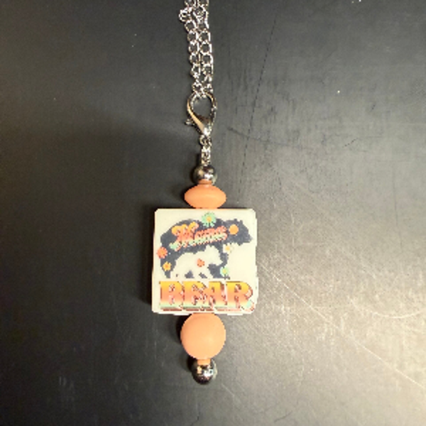 Mama Bear Beaded Cup Charm