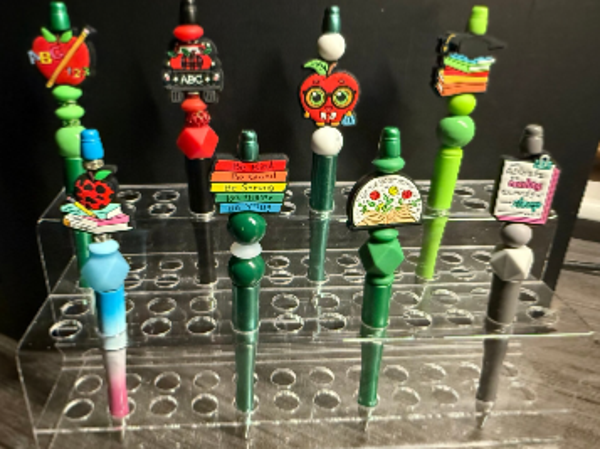 Teacher Beaded Pens #1