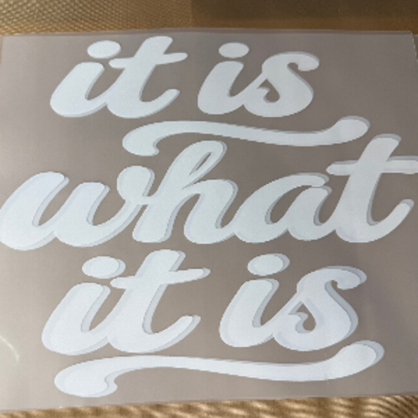ADULT APPAREL - IT IS WHAT IT IS
