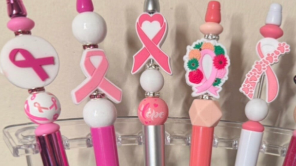 Breast Cancer Beaded Pens (Group 1)