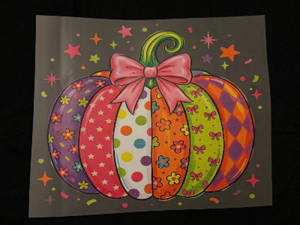 ADULT APPAREL - COLORFUL PUMPKIN