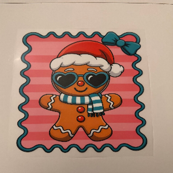 Kids Apparel - Gingerbread Man with Glasses