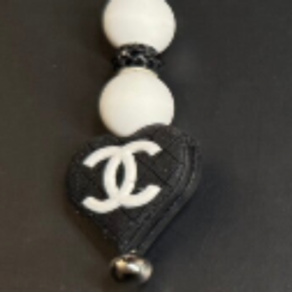 CC Beaded Keychain