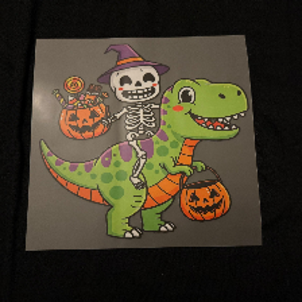 Kids Apparel - Dino Skeleton Transfer
