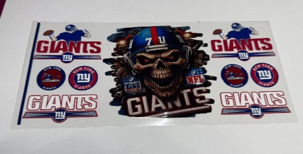 CUP WRAPS - GIANTS WITH SKULL