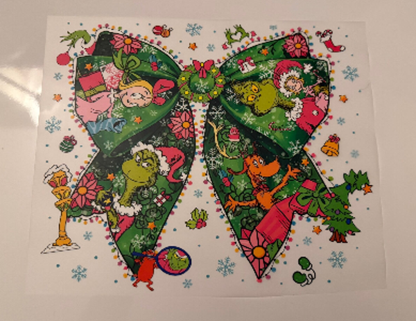 ADULT APPAREL - GRINCH BOW