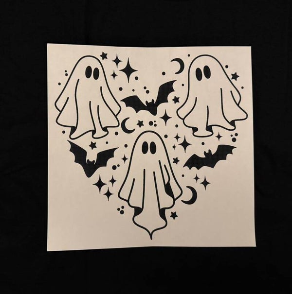 ADULT APPAREL - GHOST WITH BATS