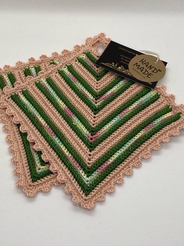 gehäkelte XXL - Topflappen