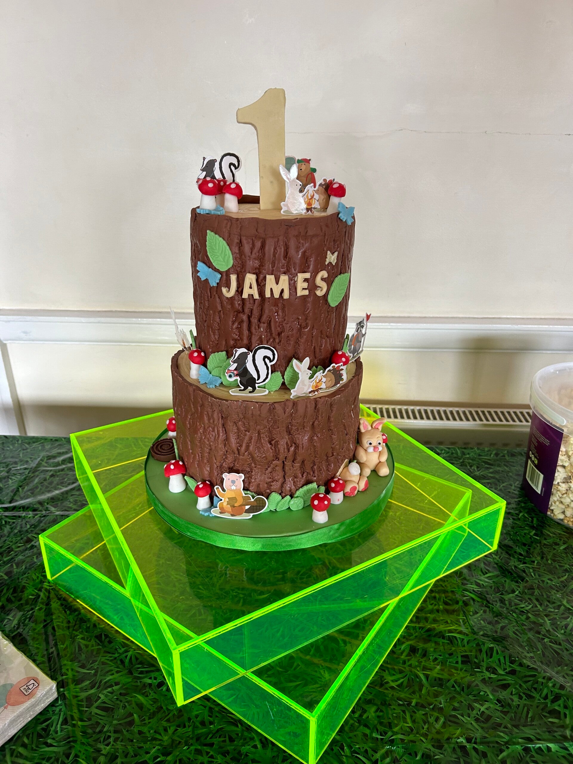 Woodland Birthday Cake