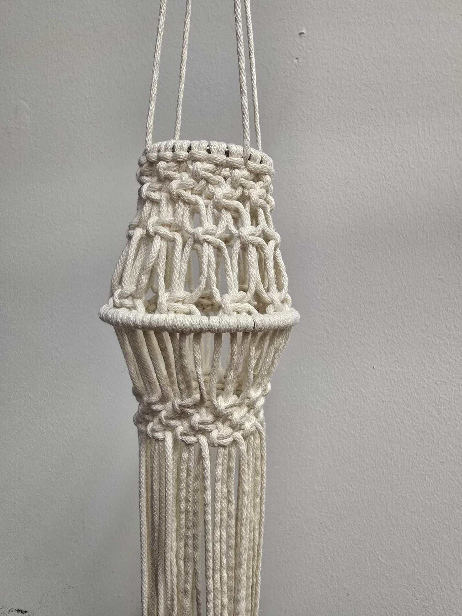 3x macrame mini lantaarn